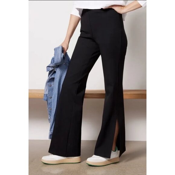 Spanx The Perfect Pant Double Split Hem Wide Leg Size Med - Picture 1 of 10